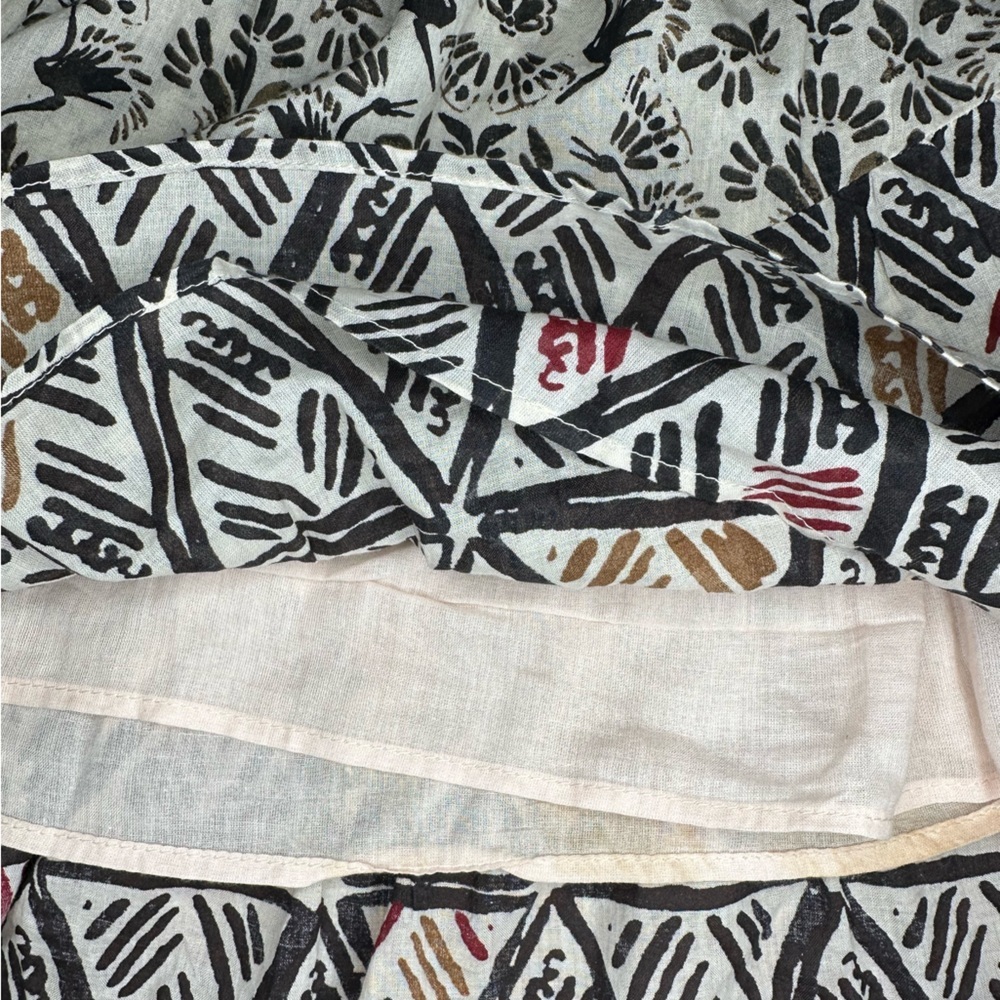 Free People XS Riviera Lined Floral Aztec Mini Skirt - Picture 8 of 9